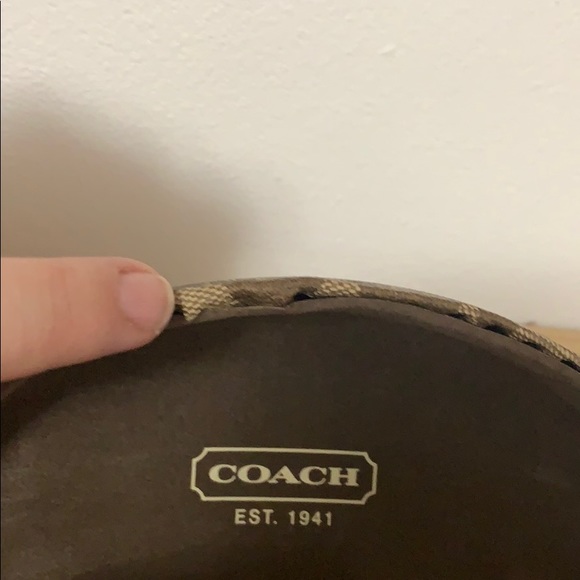 Coach Signature Sunglasses Case - Picture 7 of 8